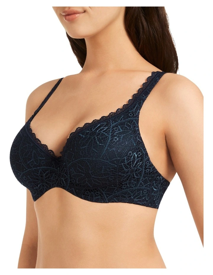 Barely There T-Shirt Bra in Navy