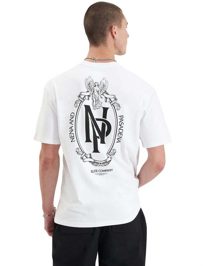 Public Realm Heavy Box Fit Tee in Optical White