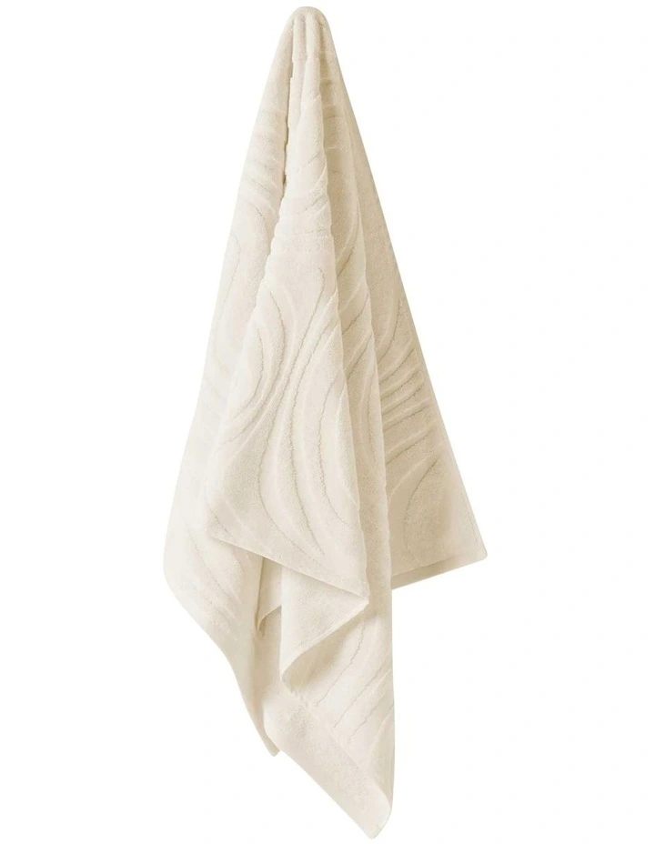 Aura Wave Towel Range in Sand