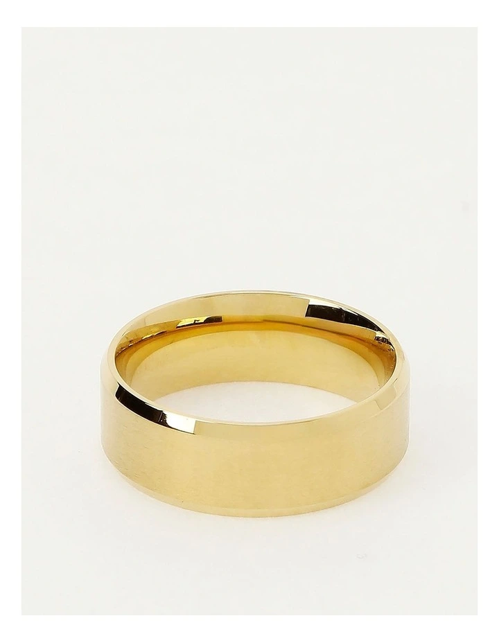 Textured Band Ring in Gold