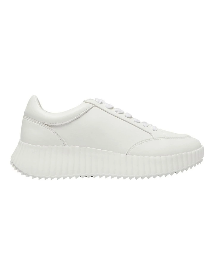 Track Sneakers in White