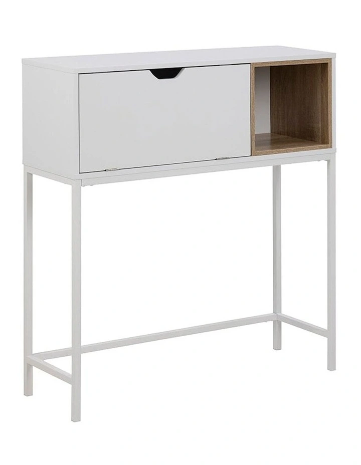 Batley Study Desk Console 91.5cm in White