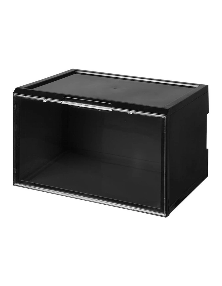 LED Voice-Activated Display/Storage Boxes in Black
