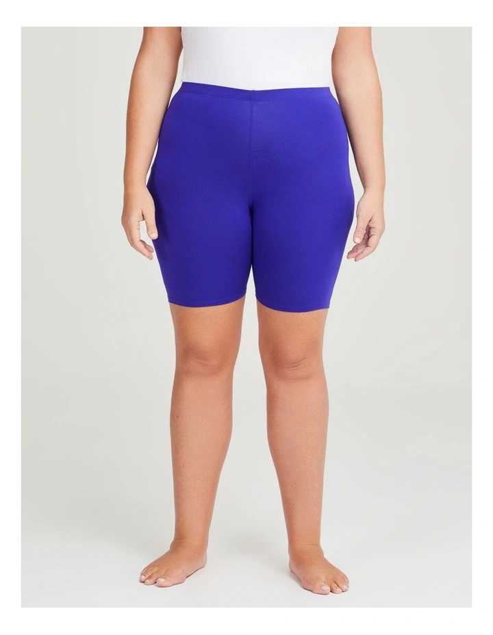 Bamboo Anti Chafe Crop Short in Passion Purple
