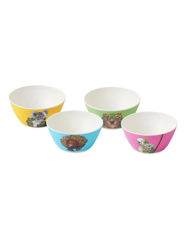 Marini Ferlazzo Bamboo Bowl Set of 4 in Assorted