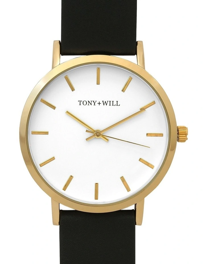Classic Watch in Gold/White/Black