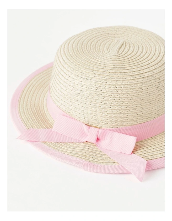 Paper Straw Hat In Natural