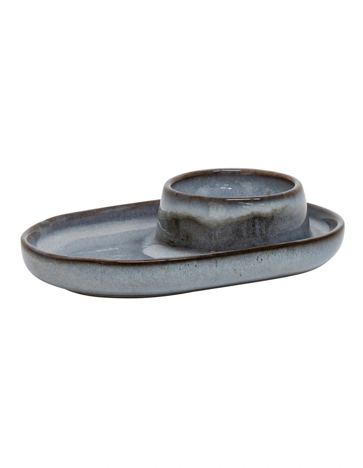 Relic Egg Cup 12x8cm in Bluestone