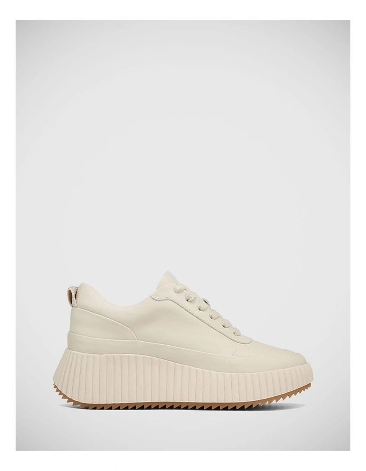 Kade Leather Sneaker in Vintage Ivory