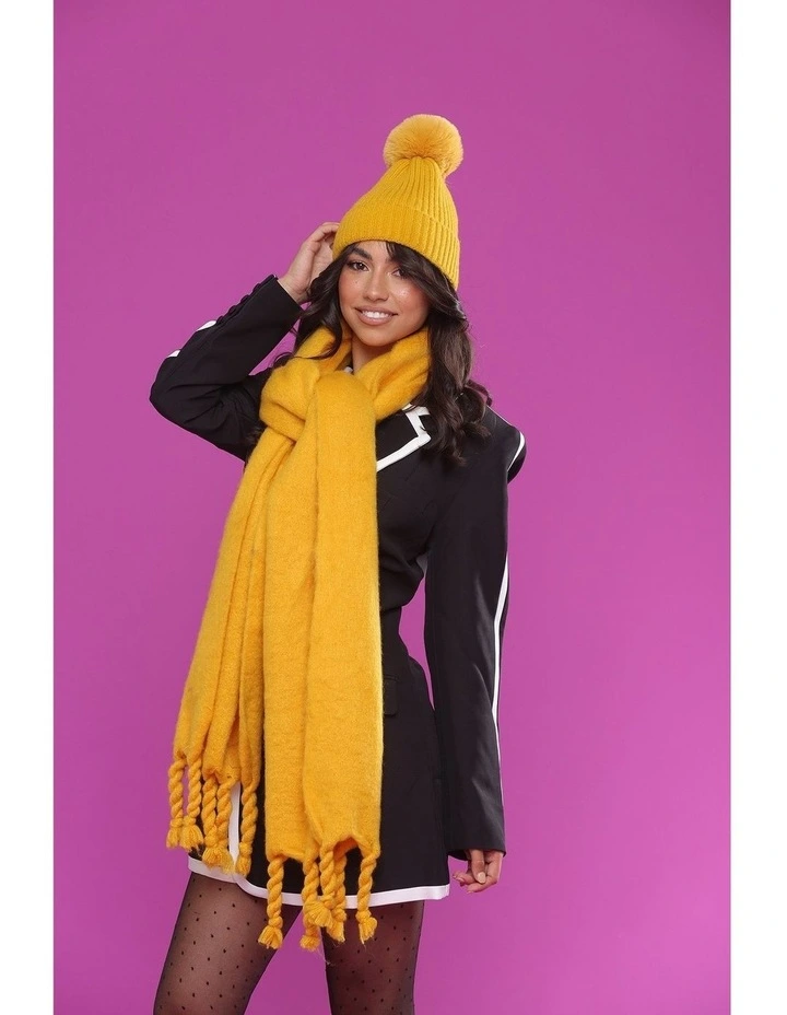 Alaia Scarf in Yellow