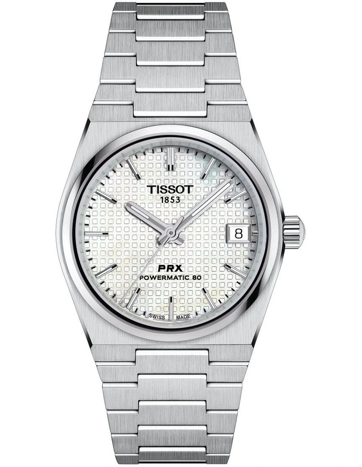 PRX 35mm Powermatic 80 T1372071111100 Watch in White