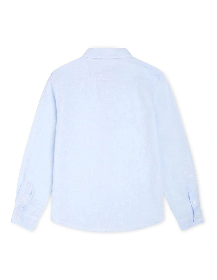 The Indie Tennyson Long Sleeve Shirt (000-2 years) in Sky Blue
