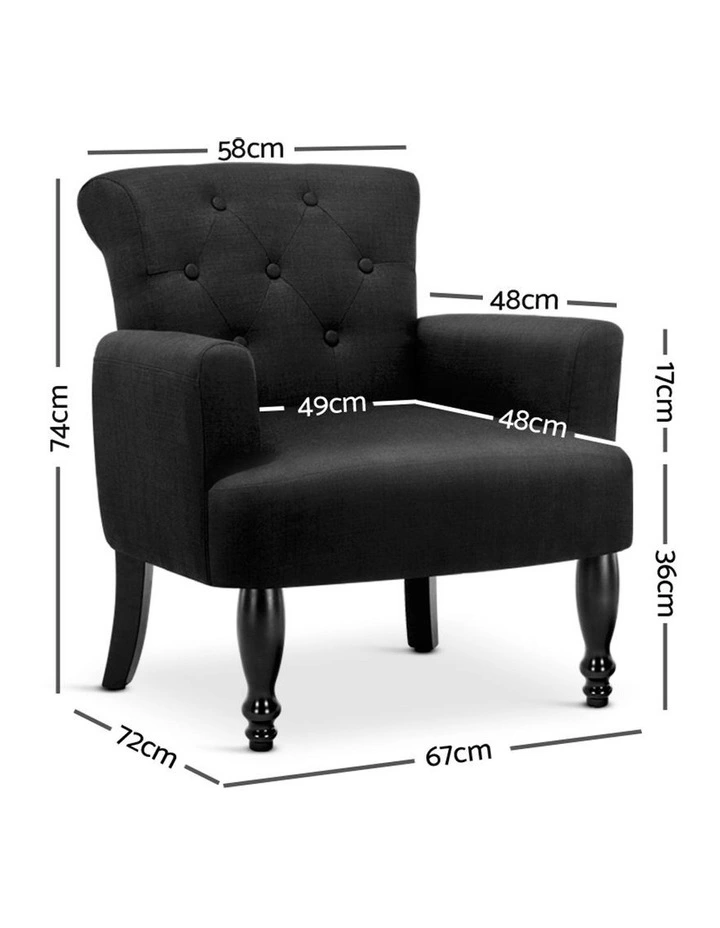 French Lorraine Chair Retro Wing