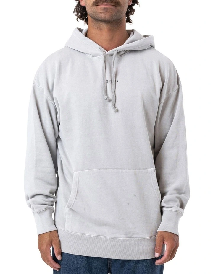 Minimal Thrills Slouch Pull On Hood in Grey