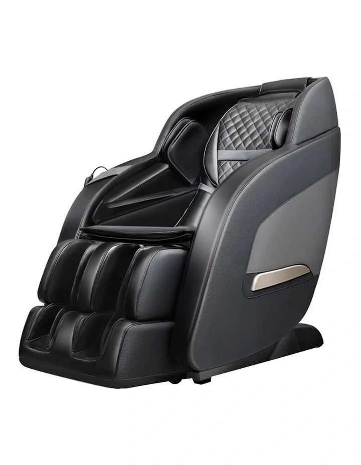 3D Electric Chair Zero Gravity Recliner Shiatsu Back Heating Massager in Black