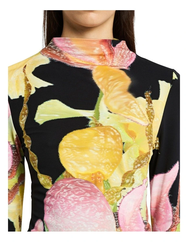 Pseudoshine Long Sleeve Top in Print