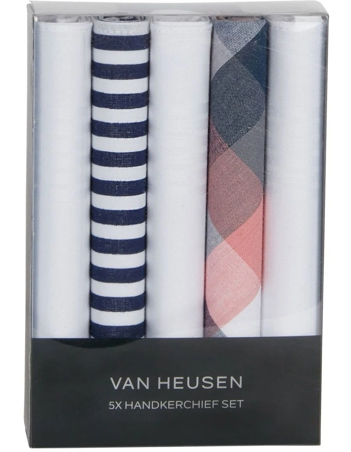 5 Pack Hankie Set in Multi