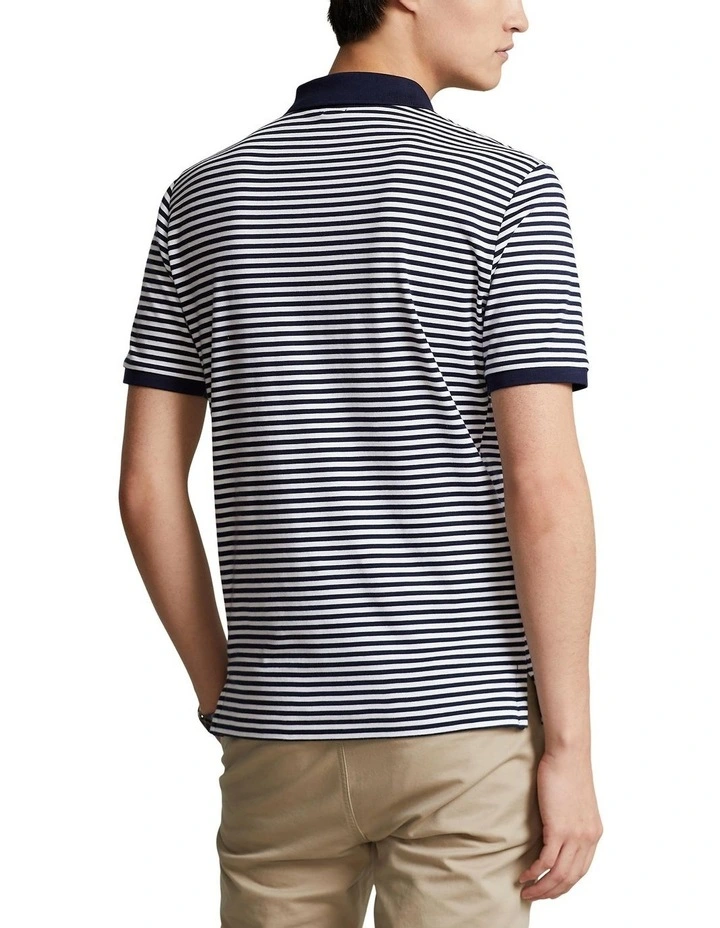 Custom Slim Fit Soft Cotton Polo Shirt in Blue