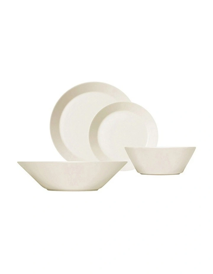 Teema 16pc Dinner Set White