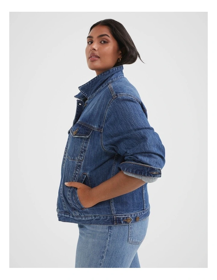 Common Standard Denim Jacket In Dark Vintage