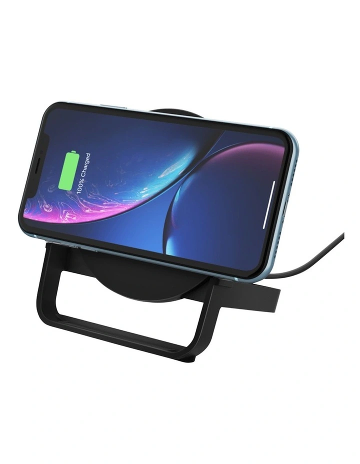Boostup Wireless Charge and Stand 10W (AC Adapter Not Included) in Black