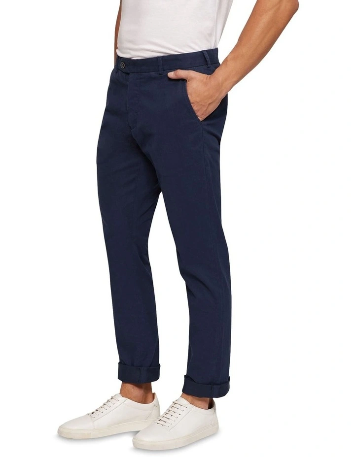 Luka Stretch Casual Pants in Blue