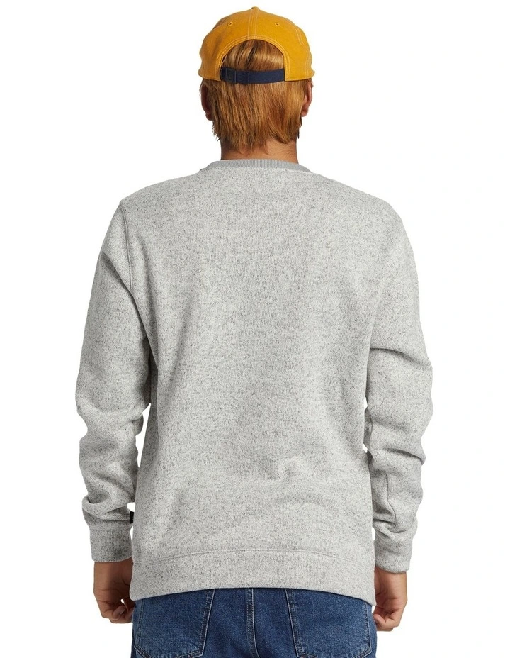 Kellor Fleece Sweatshirt in Light Grey Heather