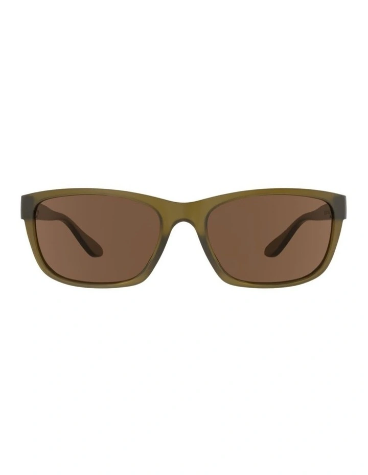 Sunglasses with Polarised grey lenses in Oliveoil Green
