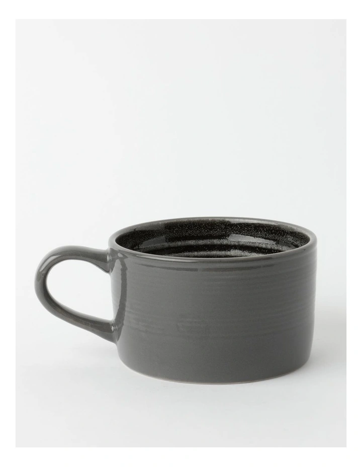 Esperance 430ml Soup Mug in Charcoal