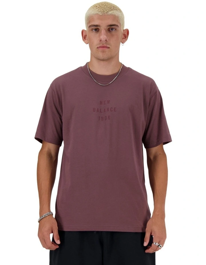 Iconic Collegiate T-shirt in Licorice