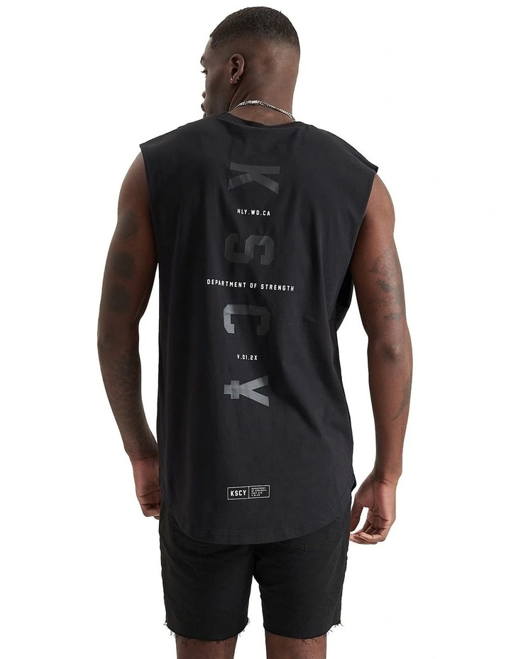 Divided Dual Curved Muscle in Jet Black
