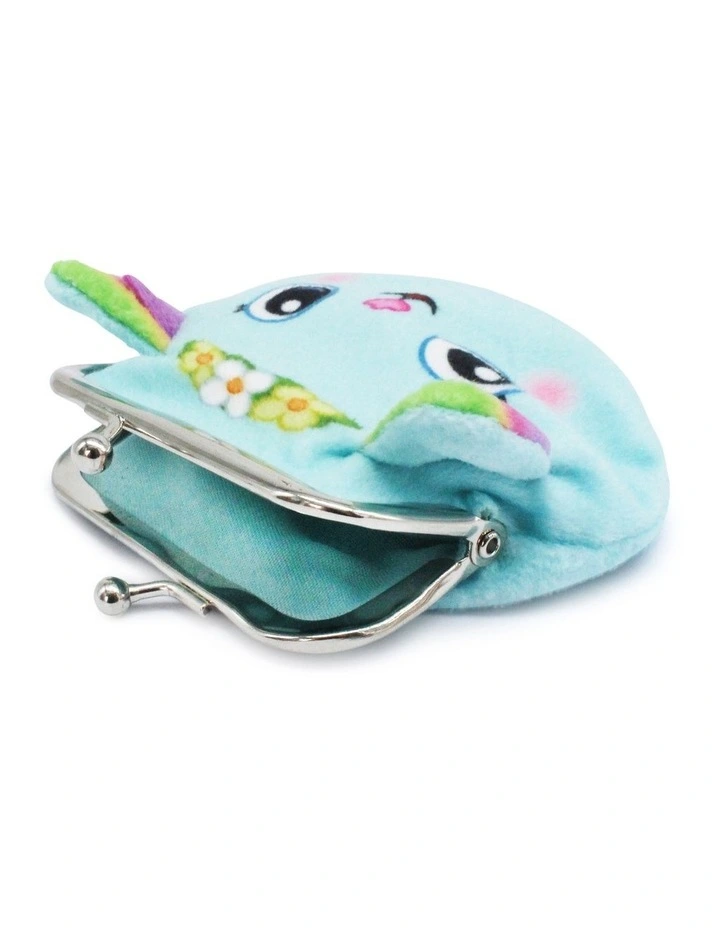 Kitty Clip Coin Purse in Blue