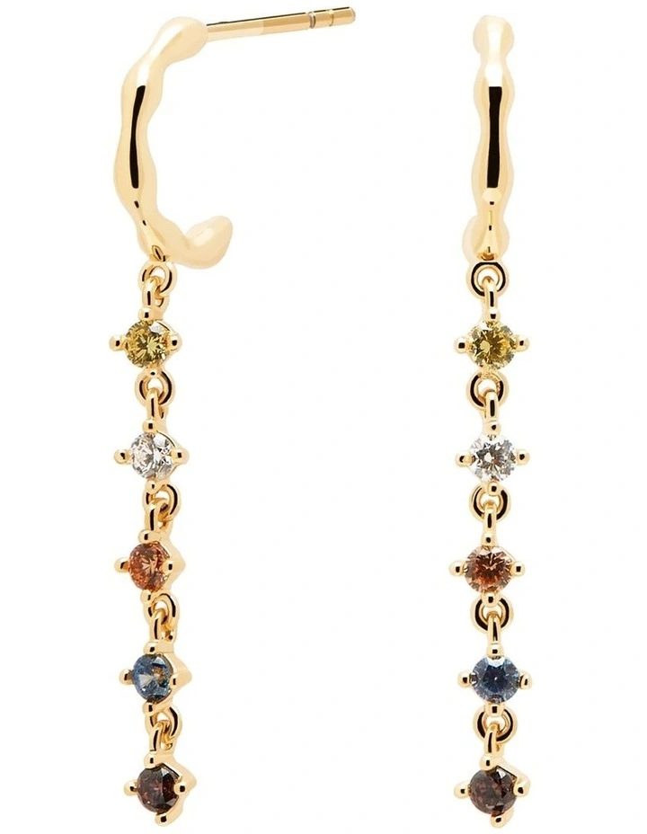 Sage 18ct Gold Plated Earrings