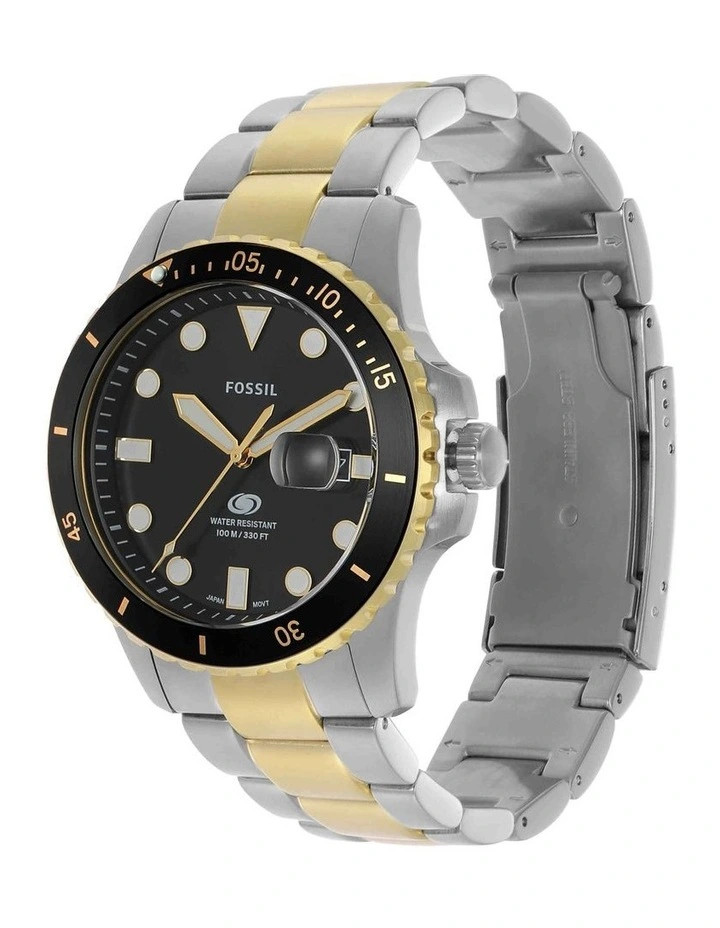 Blue Dive FS6031 Analogue Watch in Two Tone