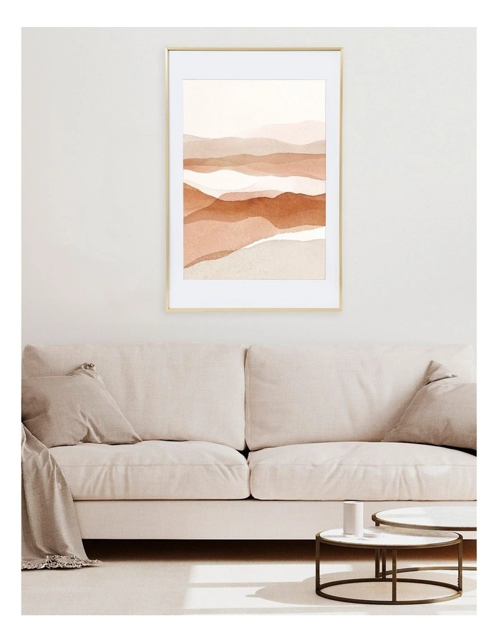 Premium Metallicus Photo Frame 60x90cm Matt to 50x70cm in Gold
