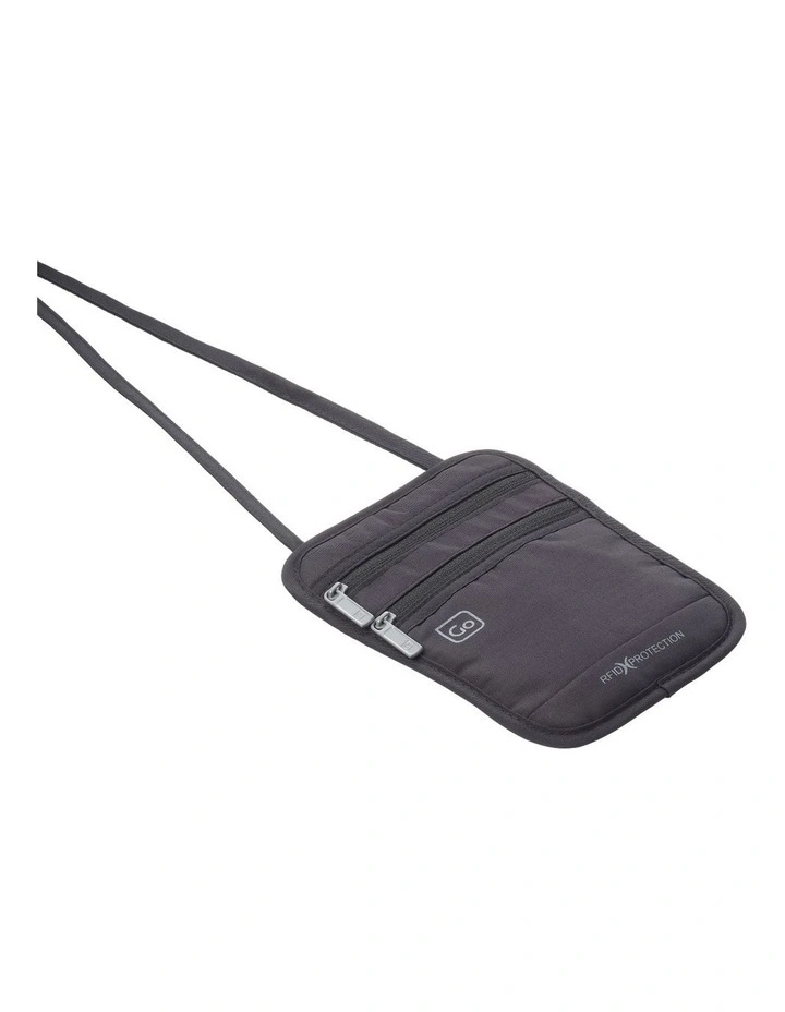 RFID Passport Pouch in Black