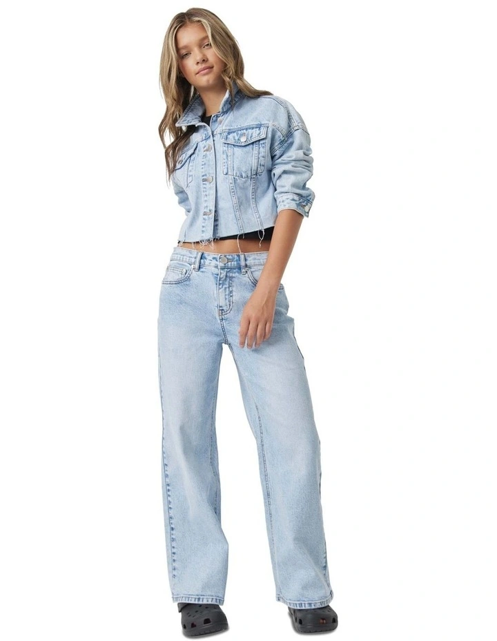 Gigi Baggy Fit Jean in Byron Blue