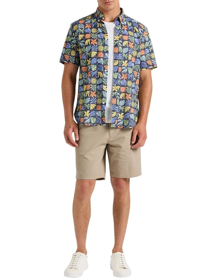 Lost My Rind Shirt in Navy Multi