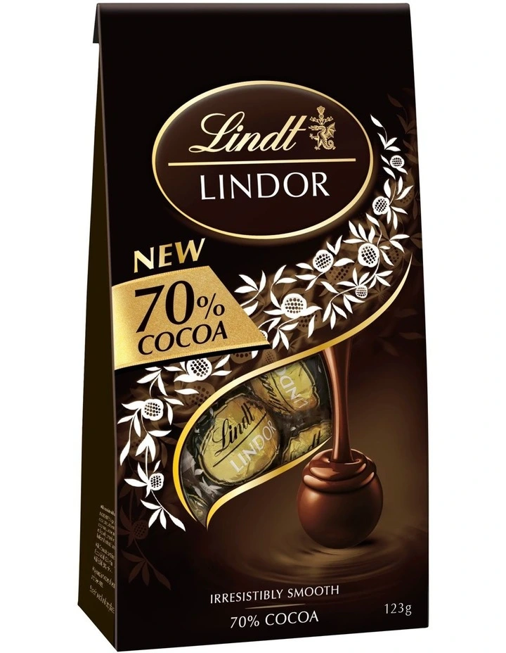 Lindor 70% Cocoa Bag 123g