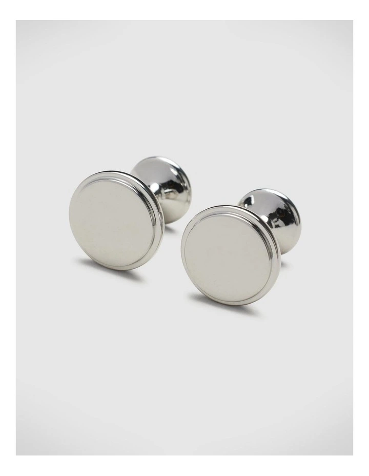 Champagne Glass Shaped Cufflinks in Silver