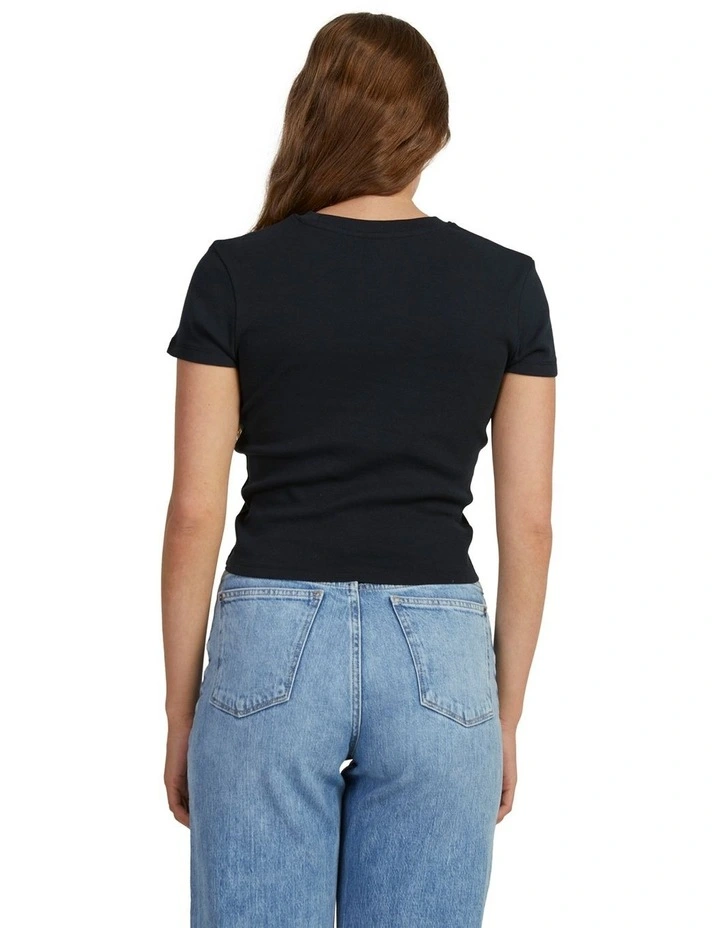 Summertime Glow Boyfriend T-shirt in Anthracite