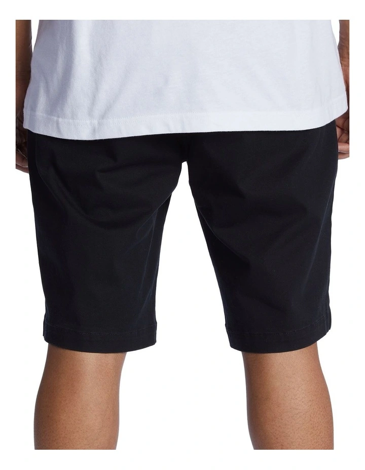 Worker Relaxed Chino Shorts in Black