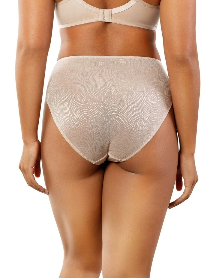 Pearl French Cut High Waist Brief in Cameo Rose