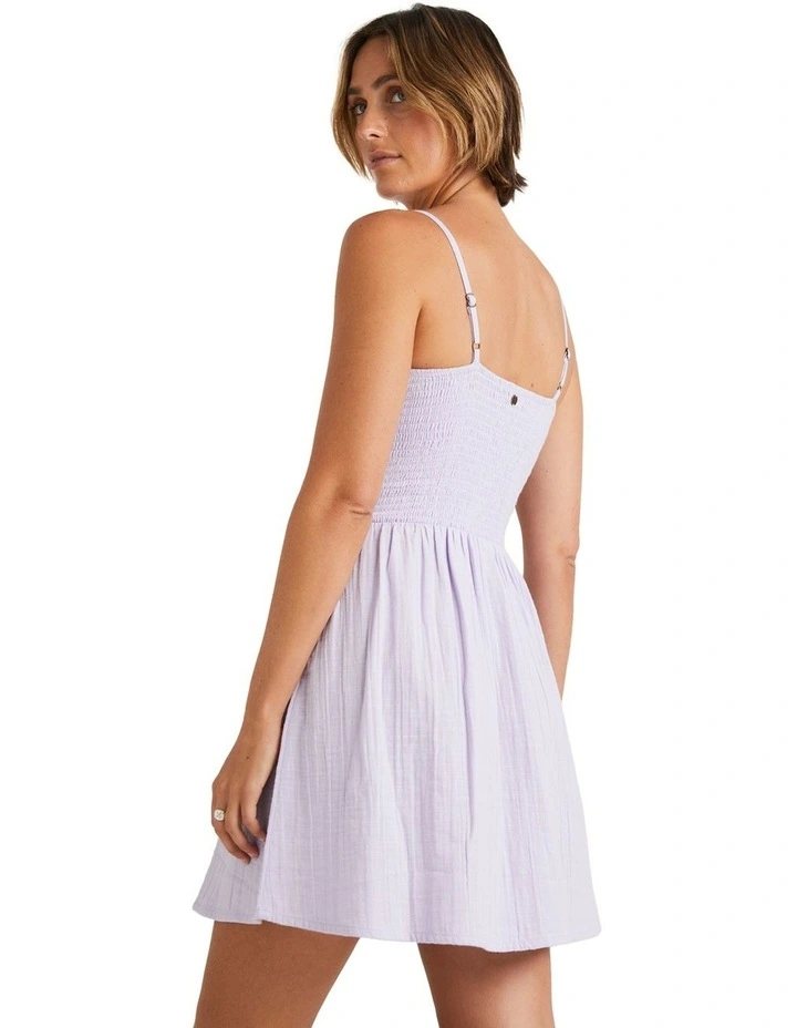 Vacay Mini Dress in Lilac Breeze
