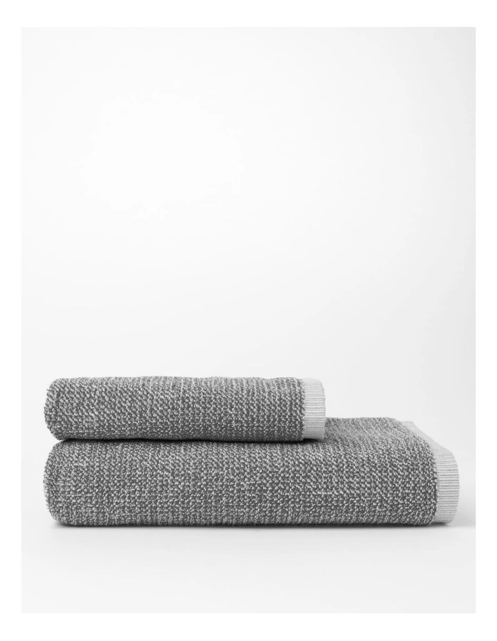 Linen & Cotton Towel Range in Charcoal