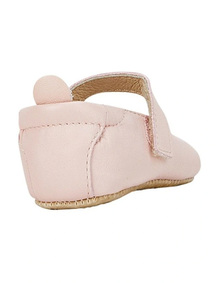 Gabrielle Mary Jane Flats in Baby Pink