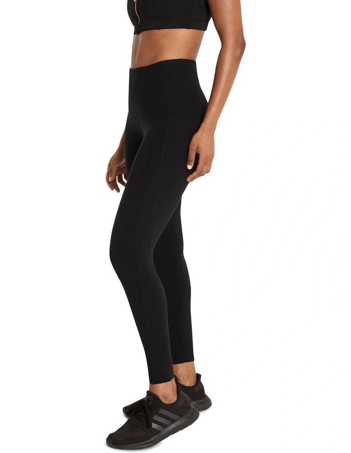 High Rise Luxesoft Full Length Tights in Black
