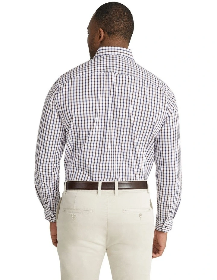 Weston Check Shirt in Navy