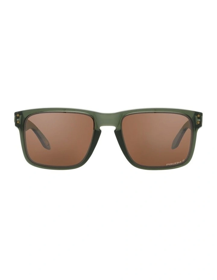 Holbrook Polarised Sunglasses in Olive Ink