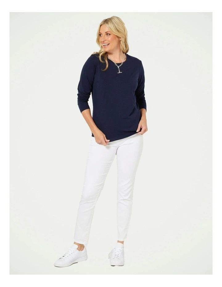 Camp Classic Long Sleeve Tee in Navy